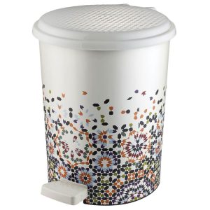 ΚΑΔΟΣ ΑΠΟΡΡΙΜΜΑΤΩΝ ΜΕ ΠΕΝΤΑΛ ΠΛΑΣΤΙΚΟΣ ΧΡΩΜΑΤΙΣΤΟΣ 10L 27x30x33,5cm No3-366 VIOSARP - Image 7