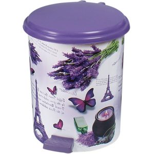 ΚΑΔΟΣ ΑΠΟΡΡΙΜΜΑΤΩΝ ΜΕ ΠΕΝΤΑΛ ΠΛΑΣΤΙΚΟΣ ΧΡΩΜΑΤΙΣΤΟΣ 17L 33x36,4x40cm Νο4-367 VIOSARP - Image 11