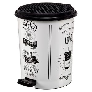 ΚΑΔΟΣ ΑΠΟΡΡΙΜΜΑΤΩΝ ΜΕ ΠΕΝΤΑΛ ΠΛΑΣΤΙΚΟΣ ΧΡΩΜΑΤΙΣΤΟΣ 17L 33x36,4x40cm Νο4-367 VIOSARP - Image 5