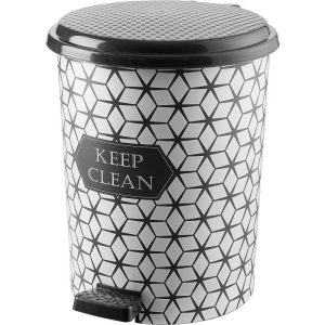 ΚΑΔΟΣ ΑΠΟΡΡΙΜΜΑΤΩΝ ΜΕ ΠΕΝΤΑΛ ΠΛΑΣΤΙΚΟΣ ΧΡΩΜΑΤΙΣΤΟΣ 17L 33x36,4x40cm Νο4-367 VIOSARP - Image 9