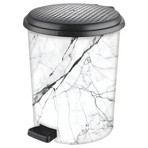 ΚΑΔΟΣ ΑΠΟΡΡΙΜΜΑΤΩΝ ΜΕ ΠΕΝΤΑΛ ΠΛΑΣΤΙΚΟΣ ΧΡΩΜΑΤΙΣΤΟΣ 5L 23x25,5x57,7cm Νο2-365 VIOSARP - Image 4