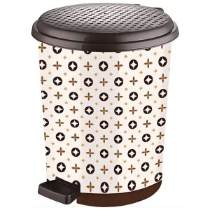 ΚΑΔΟΣ ΑΠΟΡΡΙΜΜΑΤΩΝ ΜΕ ΠΕΝΤΑΛ ΠΛΑΣΤΙΚΟΣ ΧΡΩΜΑΤΙΣΤΟΣ 5L 23x25,5x57,7cm Νο2-365 VIOSARP - Image 1