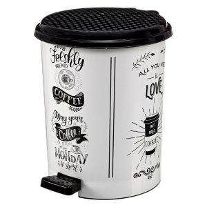 ΚΑΔΟΣ ΑΠΟΡΡΙΜΜΑΤΩΝ ΜΕ ΠΕΝΤΑΛ ΠΛΑΣΤΙΚΟΣ ΧΡΩΜΑΤΙΣΤΟΣ 5L 23x25,5x57,7cm Νο2-365 VIOSARP - Image 6