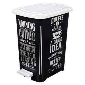 ΚΑΔΟΣ ΑΠΟΡΡΙΜΜΑΤΩΝ ΜΕ ΠΕΝΤΑΛ ΠΛΑΣΤΙΚΟΣ SLIM ΧΡΩΜΑΤΙΣΤΟΣ 25L 28x36x44,5cm Νο348 VIOSARP - Image 1