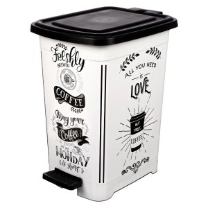 ΚΑΔΟΣ ΑΠΟΡΡΙΜΜΑΤΩΝ ΜΕ ΠΕΝΤΑΛ ΠΛΑΣΤΙΚΟΣ SLIM ΧΡΩΜΑΤΙΣΤΟΣ 25L 28x36x44,5cm Νο348 VIOSARP - Image 3