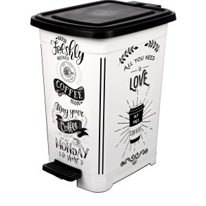 ΚΑΔΟΣ ΑΠΟΡΡΙΜΜΑΤΩΝ ΜΕ ΠΕΝΤΑΛ ΠΛΑΣΤΙΚΟΣ SLIM ΧΡΩΜΑΤΙΣΤΟΣ 25L 28x36x44,5cm Νο348 VIOSARP - Image 3