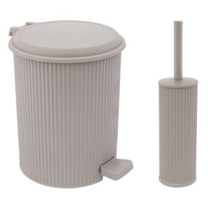 ΚΑΔΟΣ ΑΠΟΡΡΙΜΜΑΤΩΝ ΠΡΟΣΦΟΡΑ ΜΕ ΠΕΝΤΑΛ ΠΛΑΣΤΙΚΟΣ KAI ΠΙΓΚΑΛ NOSTALGIA 5L 23x29x29cm N521 VIOSARP - Image 1