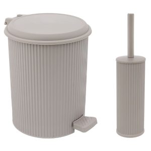 ΚΑΔΟΣ ΑΠΟΡΡΙΜΜΑΤΩΝ ΠΡΟΣΦΟΡΑ ΜΕ ΠΕΝΤΑΛ ΠΛΑΣΤΙΚΟΣ KAI ΠΙΓΚΑΛ NOSTALGIA 5L 23x29x29cm N521 VIOSARP - Image 1