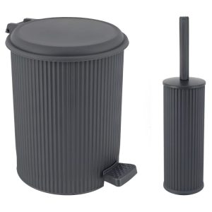 ΚΑΔΟΣ ΑΠΟΡΡΙΜΜΑΤΩΝ ΠΡΟΣΦΟΡΑ ΜΕ ΠΕΝΤΑΛ ΠΛΑΣΤΙΚΟΣ KAI ΠΙΓΚΑΛ NOSTALGIA 5L 23x29x29cm N521 VIOSARP - Image 5