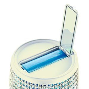 ΚΑΛΑΘΙ ΓΡΑΦΕΙΟΥ ΣΤΡΟΓΓΥΛΟ ΚΝΙΤ  ΜΕ ΚΑΠΑΚΙ ΚΑΙ ΥΠΟΔΟΧΗ ΓΙΑ ΣΑΚΟΥΛΑ Νο8461 12L 55x60cm - Image 7