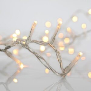 ΒΡΟΧΗ, 180 LED 3mm, 31V ΜΕΤΑΣΧΗΜΑΤΙΣΤΗ, ΣΤΑΘΕΡΟ, ΔΙΑΦΑΝΟ PVC ΚΑΛΩΔΙΟ, ΘΕΡΜΟ ΛΕΥΚΟ LED (H52 x W585cm, 7/2/6/3), ΠΡΟΕΚΤΑΣΗ ΠΑΡΟΧΗΣ 3m, IP44 - Image 1