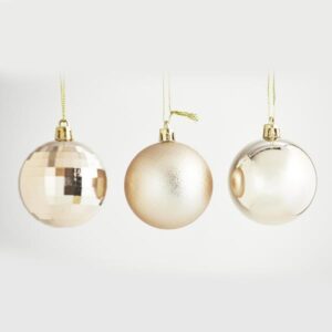 ΜΠΑΛΑ ΠΛΑΣΤΙΚΗ, ΣΕΤ 24ΤΜΧ, 8 TMX MAT  ΧΡΥΣΟ , 8 ΤΜΧ ΧΡΥΣΟ, 8 ΤΜΧ ΜΠΑΛΑ ΝΤΙΣΚΟ ΧΡΥΣΗ, 6cm - Image 1