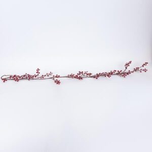 ΚΛΑΔΑ ΜΕ ΚΟΚΚΙΝΑ ΧΙΟΝΙΣΜΕΝΑ BERRIES, 166cm - Image 1