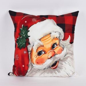 ΜΑΞΙΛΑΡΙ, ΚΟΚΚΙΝΟ ΚΑΡΟ, ΜΕ ΑΓΙΟ ΒΑΣΙΛΗ, 45x45cm - Image 1