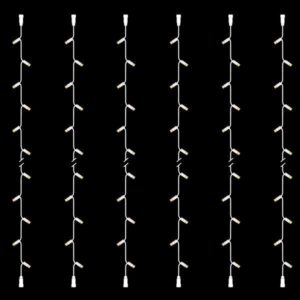 ΣΕΙΡΑ, DIY ΣΕΤ 6 ΤΜΧ, 30 LED, ΛΕΥΚΟ ΚΑΟΥΤΣΟΥΚ ΚΑΛΩΔΙΟ, 2 ΕΠΕΚΤΑΣΕΙΣ, ΘΕΡΜO ΛΕΥΚO LED ΑΝΑ 10cm, ΙΡ65 - Image 1