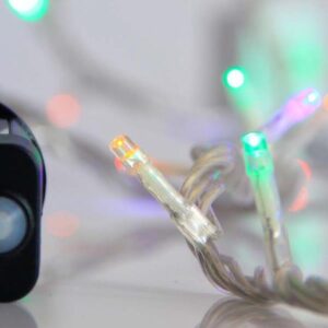 ΣΕΙΡΑ, 240 LED 3mm, 31V ΜΕΤΑΣΧΗΜΑΤΙΣΤΗ, 8 ΠΡΟΓΡΑΜΜΑΤΑ & ΜΝΗΜΗ, ΔΙΑΦΑΝΟ PVC ΚΑΛΩΔΙΟ, OPAL ΧΡΩΜΑΤΙΣΤΟ LED PER 5cm, ΠΡΟΕΚΤΑΣΗ ΠΑΡΟΧΗΣ 3m, IP44 - Image 1