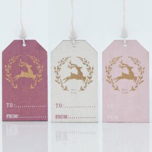 ΕΥΧΕΤΗΡΙΑ ΠΙΝΑΚΑΚΙΑ ΣΕ 3 ΧΡΩΜΑΤΑ, ΞΥΛΙΝΑ, ΣET 3ΤΜΧ, 15x13x0,5cm - Image 1