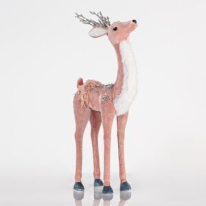 ΒΕΛΟΥΔΙΝΟ ΕΛΑΦΙ, ΡΟΖ, 19x44cm - Image 1