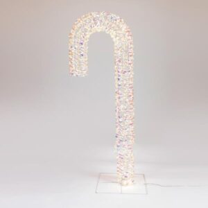 ΦΩΤΙΖΟΜΕΝΟ ΜΠΑΣΤΟΥΝΙ ΙΡΙΔΙΖΟΝ 100cm, 960 LED, 24V ΜΕΤΑΣΧΗΜΑΤΙΣΤΗ, TIMER , ΑΣΗΜΙ ΧΑΛΚΙΝΟ ΚΑΛΩΔΙΟ, ΘΕΡΜΟ ΛΕΥΚΟ LED, ΠΡΟΕΚΤΑΣΗ ΠΑΡΟΧΗΣ 5m, IP44 - Image 1