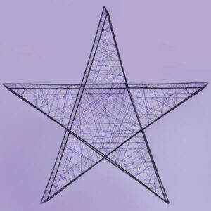 ΑΣΤΕΡΙ ΦΩΤΙΖΟΜΕΝΟ 78cm, 240 LED, 4,5V ΜΕΤΑΣΧΗΜΑΤΙΣΤΗ, TIMER, ΜΑΥΡΟΣ ΜΕΤΑΛΛΙΚΟΣ ΣΚΕΛΕΤΟΣ, ΜΑΥΡΟ ΧΑΛΚΙΝΟ ΚΑΛΩΔΙΟ, ΜΩΒ LED, ΠΡΟΕΚΤΑΣΗ ΠΑΡΟΧΗΣ 5m, IP44 - Image 1