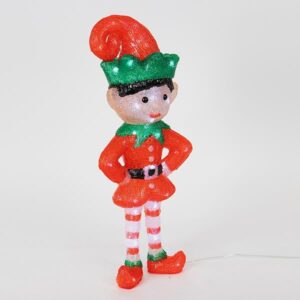 ΑΚΡΥΛΙΚΟ ΞΩΤΙΚΟ ΚΟΚΚΙΝΟ & ΠΡΑΣΙΝΟ, 3,5V ΜΕΤΑΣΧΗΜΑΤΙΣΤΗ, 60 ΛΕΥΚΑ LED, ΠΡΟΕΚΤΑΣΗ ΠΑΡΟΧΗΣ 5m, 19x13x50cm, IP44 - Image 1