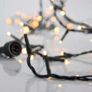 ΣΕΙΡΑ, 700 LED 3mm, 31V ΜΕΤΑΣΧΗΜΑΤΙΣΤΗ, 4 ΕΠΕΚΤΑΣΕΙΣ ΕΩΣ 2 ΣΕΤ, ΠΡΑΣΙΝΟ PVC ΚΑΛΩΔΙΟ, ΘΕΡΜΟ ΛΕΥΚΟ LED ΑΝΑ 5cm, ΠΡΟΕΚΤΑΣΗ ΠΑΡΟΧΗΣ 3m, ΙΡ44 (ROLL PACK) - Image 1