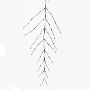 ΦΩΤΙΖΟΜΕΝΟ ΚΛΑΔΙ, 60 ΘΕΡΜΑ ΛΕΥΚΑ LED, ΚΑΦΕ, ΜΠΑΤΑΡΙΑΣ, ΜΕ TIMER, 150cm - Image 1