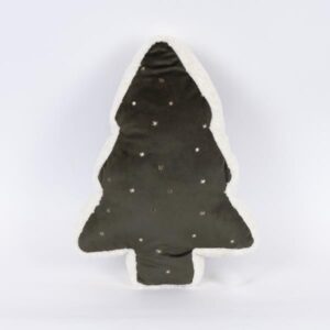 ΜΑΞΙΛΑΡΙ ΔΕΝΤΡΑΚΙ, ΠΡΑΣΙΝΟ ΣΚΟΥΡΟ ΒΕΛΟΥΔΟ ΜΕ ΧΡΥΣΑ ΑΣΤΕΡΑΚΙΑ, 6x31x45cm - Image 1