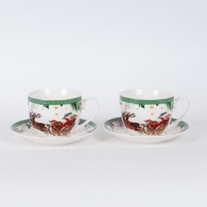 ΚΟΥΠΑ ΜΕ ΠΙΑΤΑΚΙ, ΜΕ ΧΡΙΣΤΟΥΓΕΝΝΙΑΤΙΚΗ ΠΑΡΑΣΤΑΣΗ, ΣΕΤ 2 ΤΜΧ - Image 1