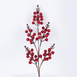 ΚΛΑΔΙ ΜΕ ΚΟΚΚΙΝΑ BERRIES, 68cm - Image 1