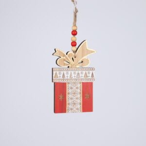 ΞΥΛΙΝΟ ΣΤΟΛΙΔΙ ΔΩΡΑΚΙ, ΚΟΚΚΙΝΟ, 0.8x8x22cm - Image 1