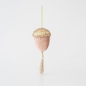 ΒΕΛΟΥΔΙΝΟ ΚΟΥΚΟΥΝΑΡΙ, ΣΟΜΟΝ, ΜΕ ΧΡΥΣΟ ΓΚΛΙΤΕΡ, 8x20cm - Image 1