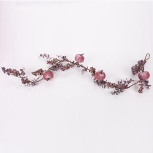 ΚΛΑΔΑ ΜΕ ΡΟΖ ΒΕΛΟΥΔΙΝΕΣ ΚΟΛΟΚΥΘΕΣ ΚΑΙ ΜΠΟΡΝΤΟ BERRIES, 120cm - Image 1