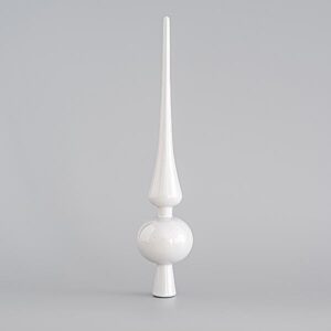 ΠΛΑΣΤΙΚΗ ΚΟΡΥΦΗ ΔΕΝΤΡΟΥ, ΠΕΡΛΕ ΛΕΥΚΟ, 28cm - Image 1