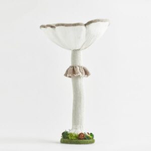 ΜΑΝΙΤΑΡΙ, ΑΝΟΙΧΤΟ ΚΑΦΕ, ΜΕ ΛΕΥΚΟ ΚΟΡΜΟ, 26x26x40cm - Image 1