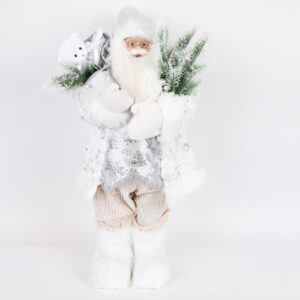 ΑΗ ΒΑΣΙΛΗΣ ΜΕ ΛΕΥΚA ΓΟΥΝΙΝΑ ΡΟΥΧΑ, 60cm - Image 1