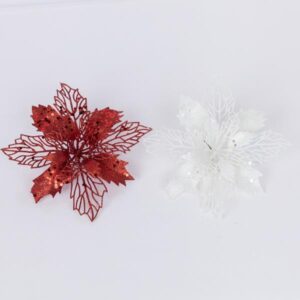 ΛΟΥΛΟΥΔΙ, ΛΕΥΚΟ ΚΟΚΚΙΝΟ, ΣΕΤ 3ΤΜΧ, 15cm (TOP 120) - Image 1