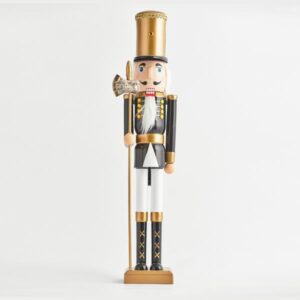 ΚΑΡΥΟΘΡΑΥΣΤΗΣ, ΠΛΑΣΤΙΚΟΣ, ΜΕ ΧΡΥΣΟ ΚΑΠΕΛΟ, ΜΑΥΡΟΣ ΧΡΥΣΟΣ, 55cm - Image 1