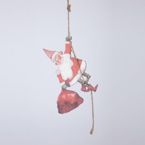 ΞΥΛΙΝΟ ΣΤΟΛΙΔΙ, ΑΓΙΟΣ ΒΑΣΙΛΗΣ ΜΕ ΣΧΟΙΝΙ, 0.4x15x22cm - Image 1