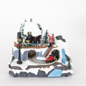 ΣΤΑΘΜΟΣ ΤΡΕΝΟΥ, ΜΟΥΣΙΚΗ ΚΑΙ ΚΙΝΗΣΗ, 20,8Χ13,9Χ16,8cm - Image 1