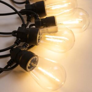 ΓΙΡΛΑΝΤΑ 10 S14 ΛΑΜΠΑ, 24V ΜΕΤΑΣΧΗΜΑΤΙΣΤΗ, ΣΤΑΘΕΡΟ, ΘΕΡΜΟ ΛΕΥΚΟ LED ΑΝΑ 50cm, 2 ΕΠΕΚΤΑΣΕΙΣ ΕΩΣ 2 ΣΕΤ, ΠΡΟΕΚΤΑΣΗ ΠΑΡΟΧΗΣ 3m, IP44 - Image 1