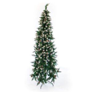 ΔΕΝΤΡΟ ΕΛΑΤΟ ΒΟΥΚΟΥΡΕΣΤΙ, ΧΙΟΝΙΣΜΕΝΟ ΜΕ ΛΕΥΚΑ BERRY, 180cm - Image 1