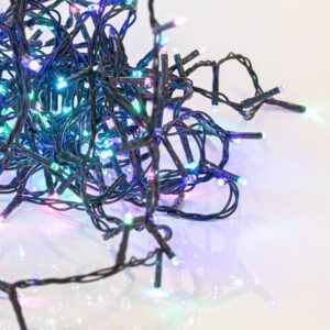 ΣΕΙΡΑ, 50 LED 3mm, 4.5V ΜΕΤΑΣΧΗΜΑΤΙΣΤΗ, 8 ΠΡΟΓΡΑΜΜΑΤΑ & ΜΝΗΜΗ, ΠΡΑΣΙΝΟ PVC ΚΑΛΩΔΙΟ, OPAL ΧΡΩΜΑΤΙΣΤΑ LED ΑΝΑ 5cm, ΠΡΟΕΚΤΑΣΗ ΠΑΡΟΧΗΣ 3m, IP44 - Image 1