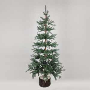 ΔΕΝΤΡΟ ΔΑΝΙΑ, PE KAI PVC, ΜΕ ΞΥΛΙΝΟ ΚΟΡΜΟ ΣΤΗ ΒΑΣΗ, 180cm - Image 1