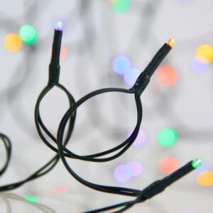 ΣΕΙΡΑ, 480 LED 3mm, 31V ΜΕΤΑΣΧΗΜΑΤΙΣΤΗ, ΣΤΑΘΕΡΟ, ΠΡΑΣΙΝΟ PVC ΚΑΛΩΔΙΟ, ΧΡΩΜΑΤΙΣΤΟ LED ΑΝΑ 7.5cm, ΠΡΟΕΚΤΑΣΗ ΠΑΡΟΧΗΣ 3m, IP44 - Image 1