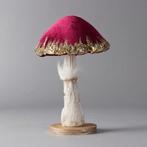 ΒΕΛΟΥΔΙΝΟ ΜΑΝΙΤΑΡΙ ΚΟΚΚΙΝΟ, 16x16x23cm - Image 1