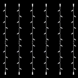 ΣΕΙΡΑ, DIY ΣΕΤ 6 ΤΜΧ, 30 LED, 2 ΕΠΕΚΤΑΣΕΙΣ, ΛΕΥΚΟ ΚΑΟΥΤΣΟΥΚ ΚΑΛΩΔΙΟ, ΛΕΥΚO LED ΑΝΑ 10cm, ΙΡ65 - Image 1