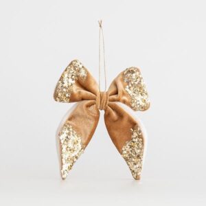 ΒΕΛΟΥΔΙΝΟΣ ΦΙΟΓΚΟΣ, ΜΟΚΑ, ΜΕ GLITTER, 15x15cm - Image 1