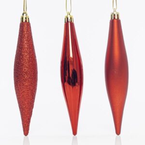 ΠΛΑΣΤΙΚΟ ΣΤΟΛΙΔΙ, ΚΟΚΚΙΝΟ, ΣΕΤ 4ΤΜΧ, 15x3cm - Image 1