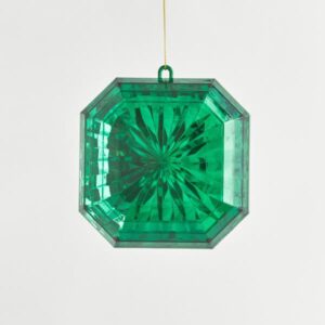 ΣΤΟΛΙΔΙ, ΔΙΑΜΑΝΤΙ, ΤΕΤΡΑΓΩΝΟ, ΣΜΑΡΑΓΔΙ, 12x5x13cm - Image 1